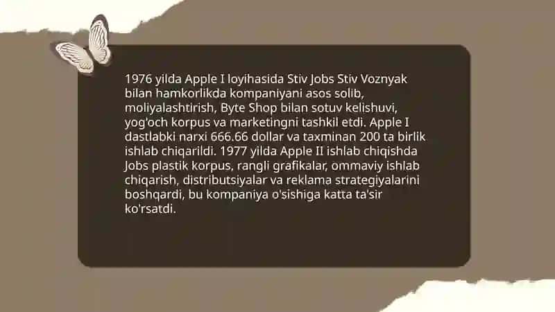 Apple kompaniyasi Stiv Jobs haqida 4