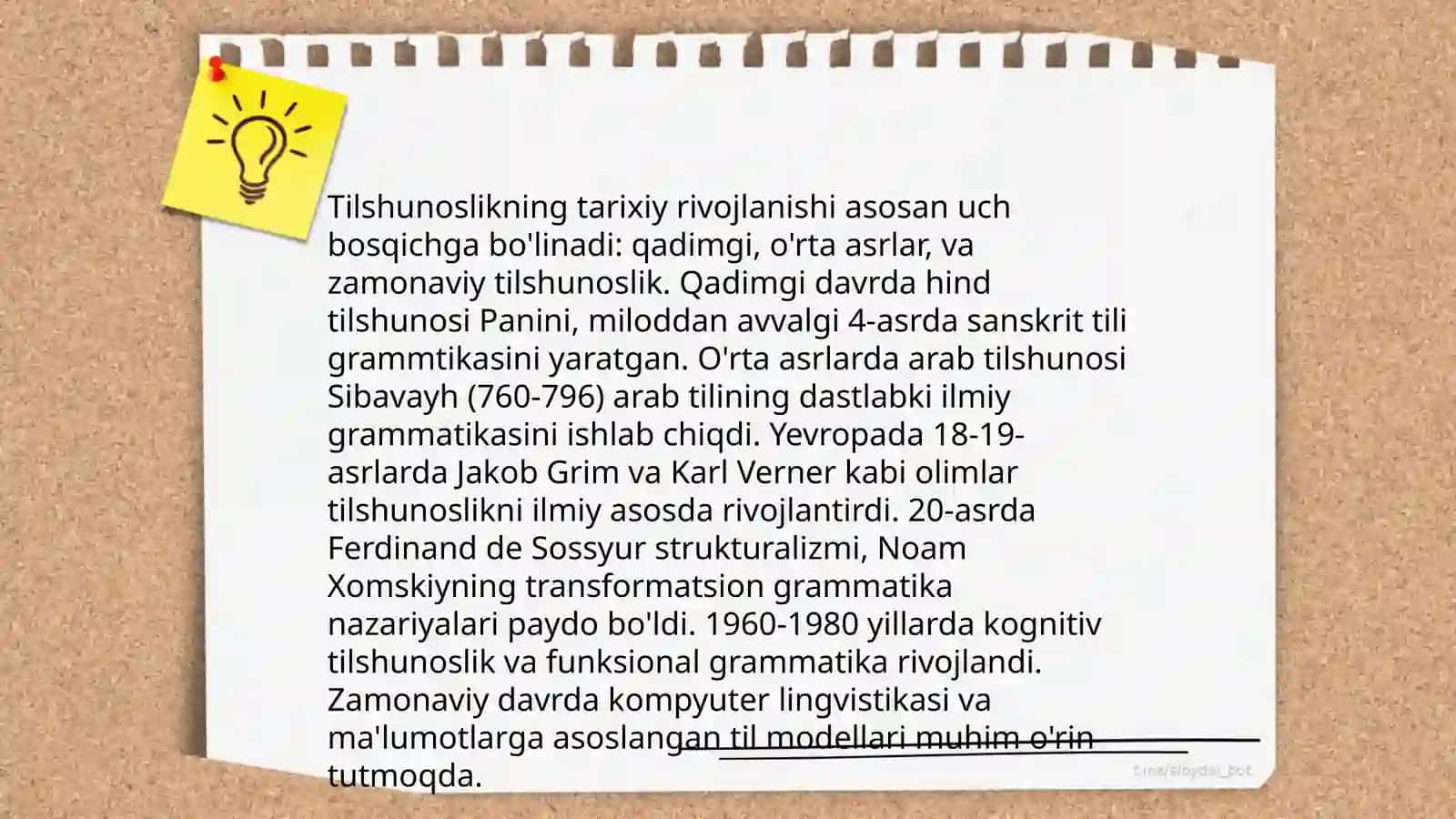 Tilshunoslikning taraqqiyot bosqichlari 4