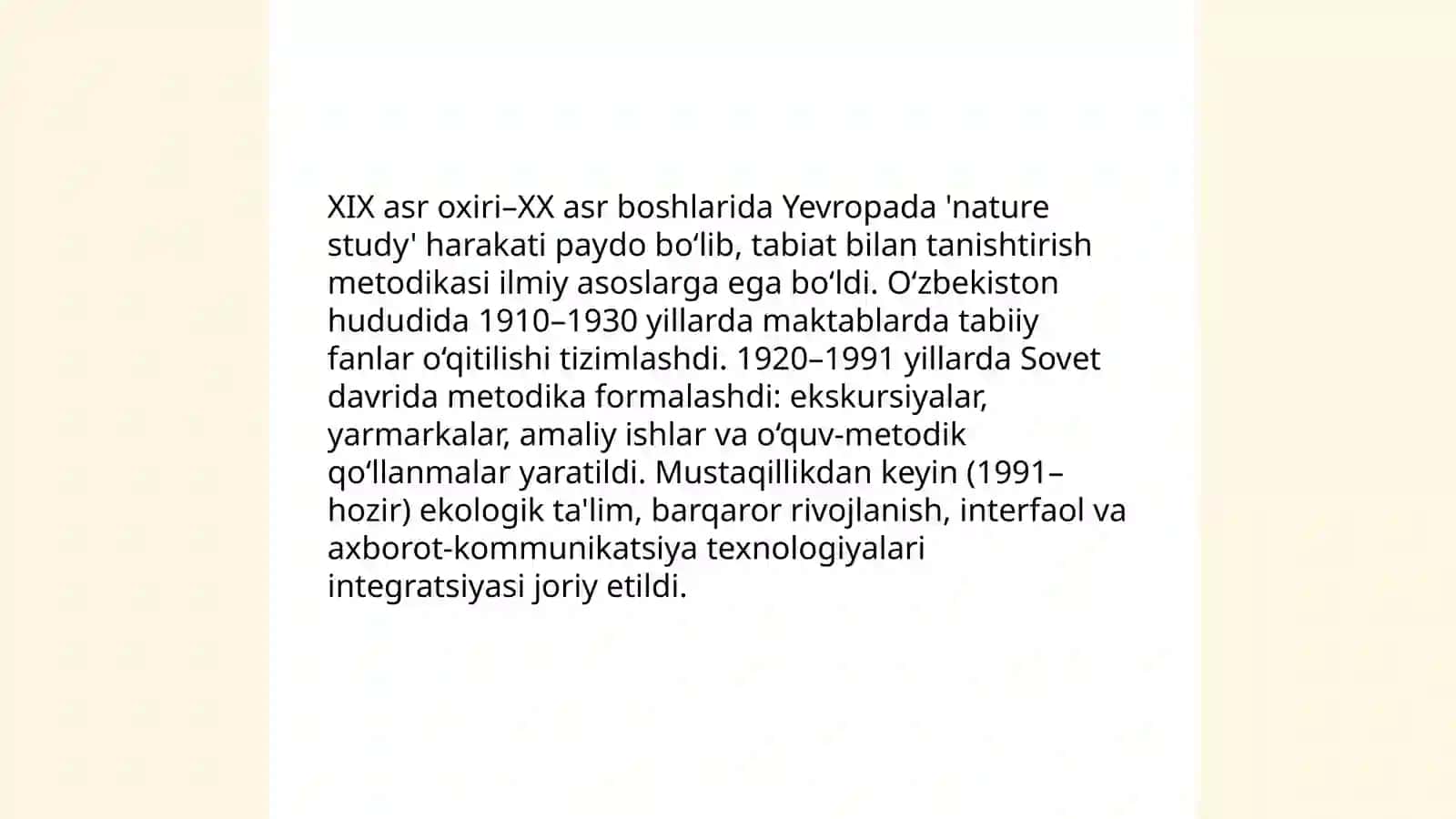 Tabiat bilan tanishtirish metodikasining fan sifatida shakllanishi 4
