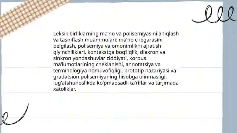 Lugʻatshunoslikning dolzarb muammolari 4
