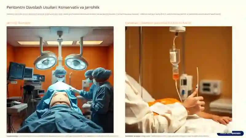 Peritonitlar va Ichak Oqmalari: Diagnostika va Davolash 4