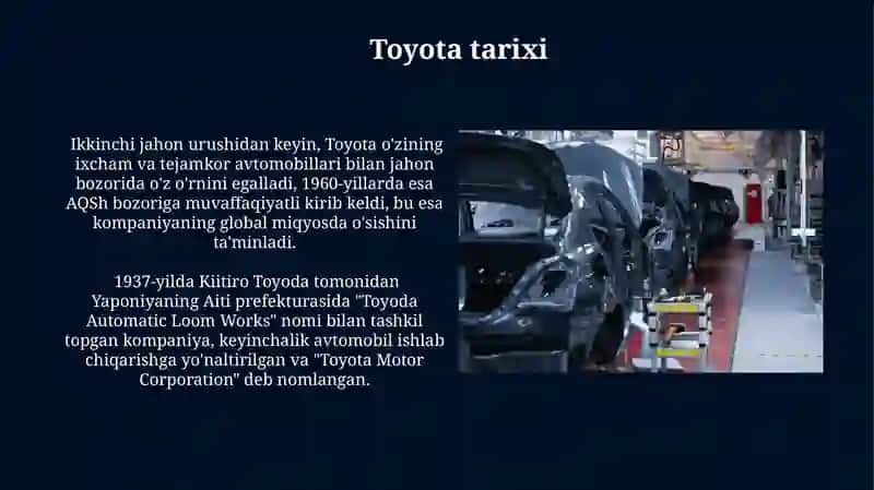 Toyota kompaniyasi 4