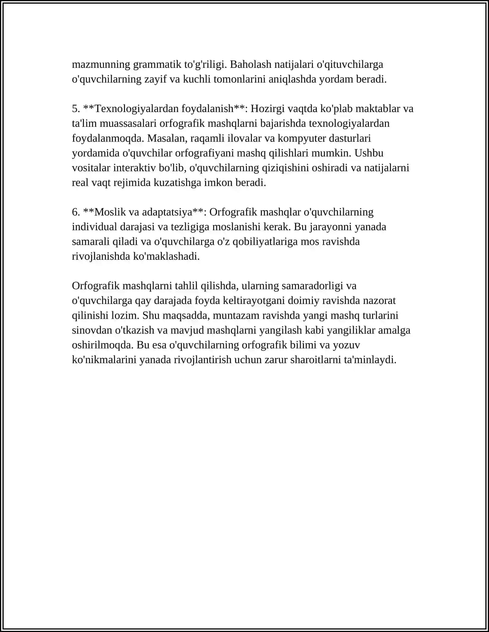 O'quv dasturlaridagi orfografik mashqlarni tahlil qilish 4