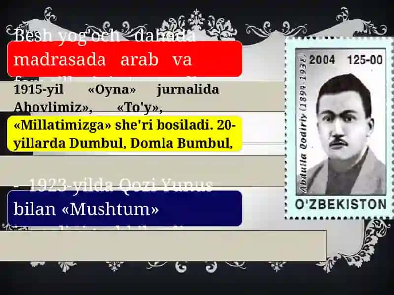 Abdulla Qodiriyning hayoti 4