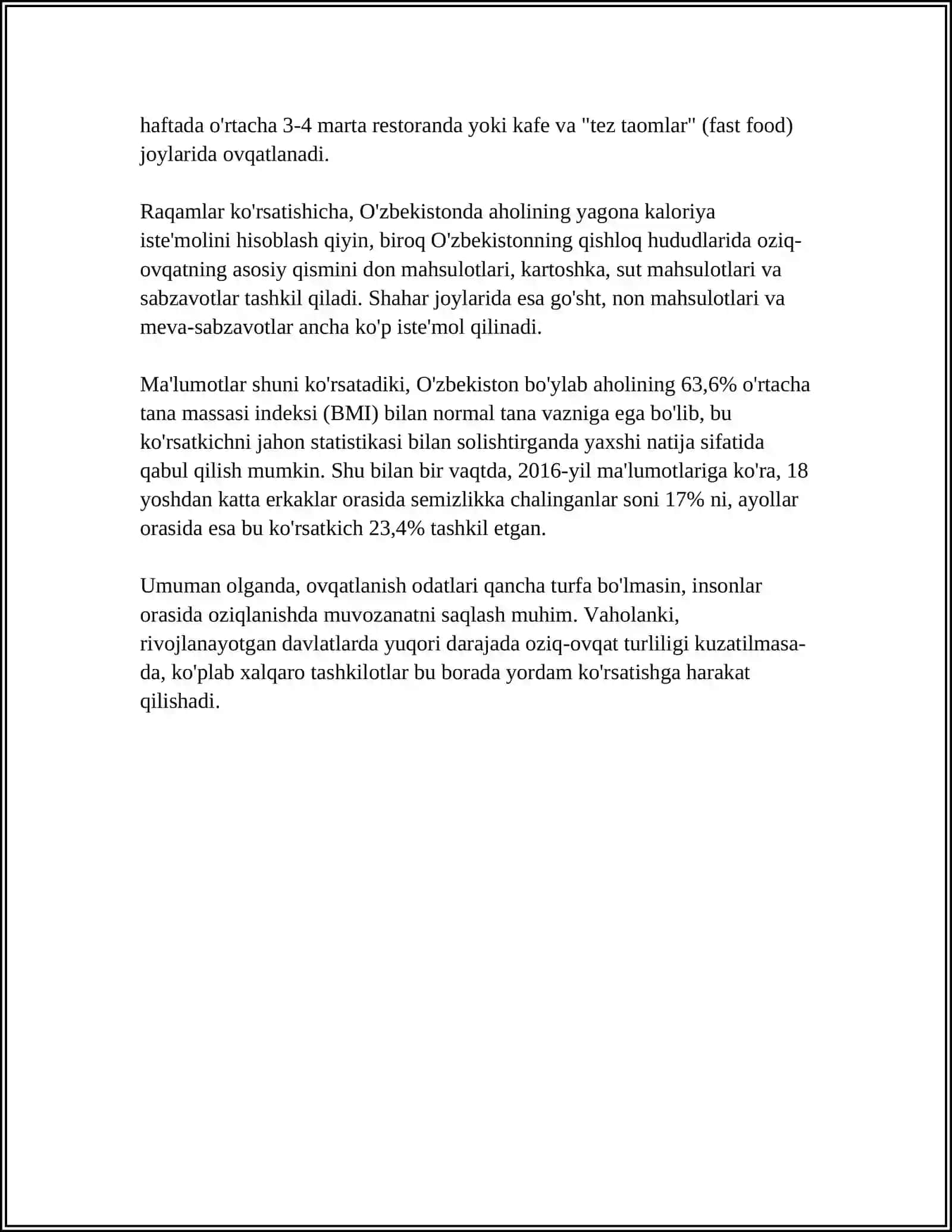 ODAM VA UNING SALOMATLIGI 4