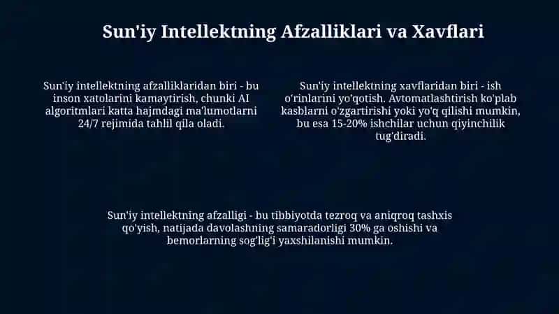 Sun'iy Intellekt va Afzalliklari 4