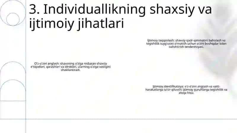 Individ Shaxs Individuallik Tushunchasi 4