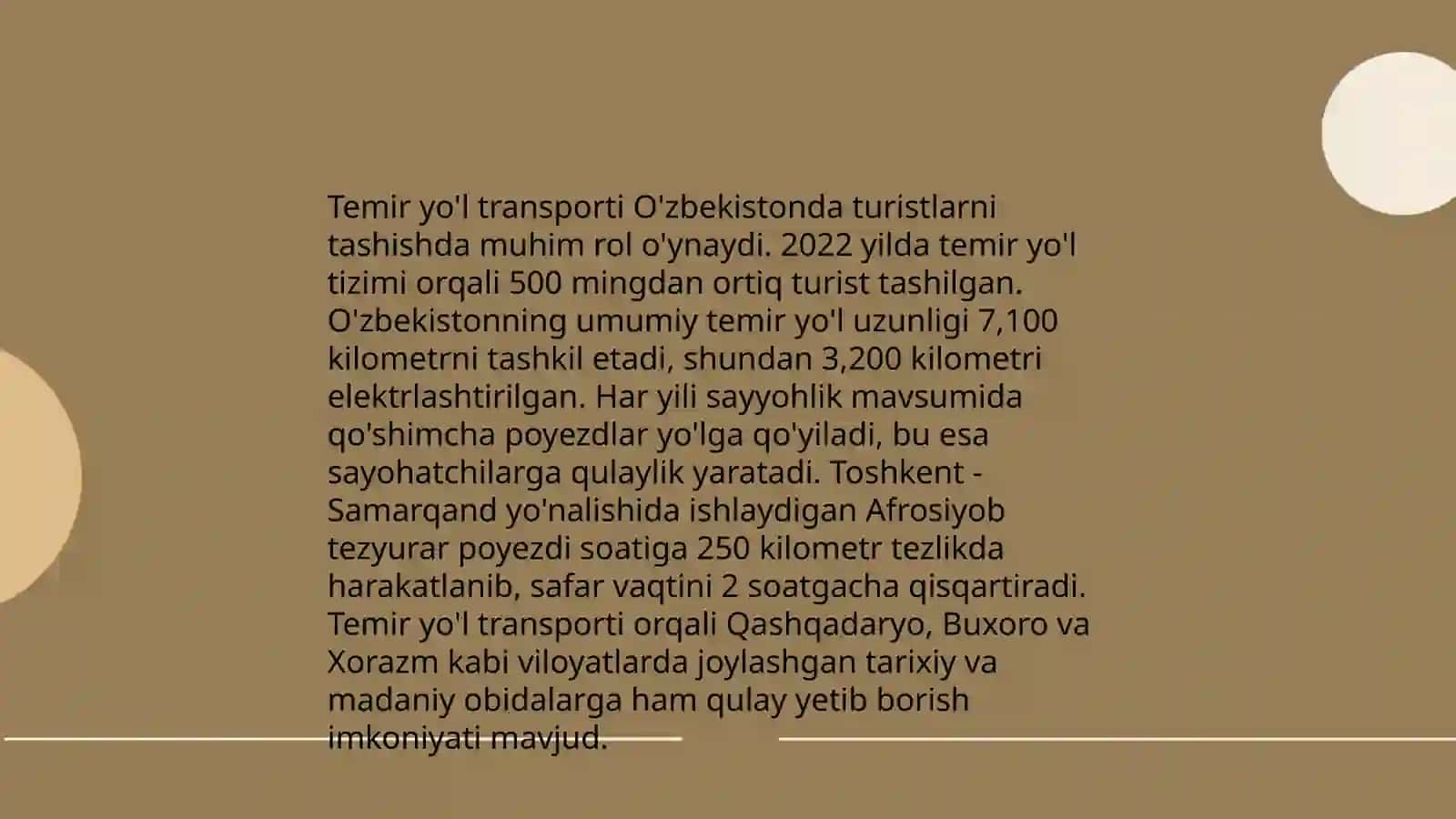 Turizm sohasida transportda tashish turlari va ularning tasniflanishi 4