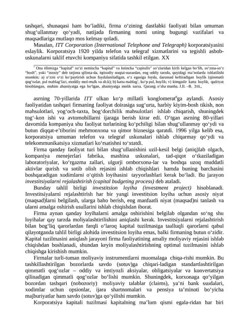 Moliyaviy qarorlar 4