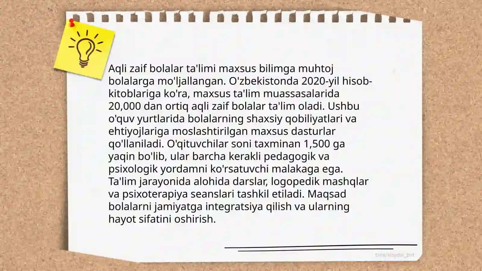 Aqli zaif bolalar 4
