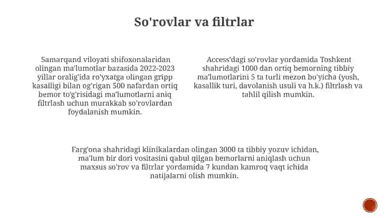 Tibbiyot Axborot Tizimlari 4
