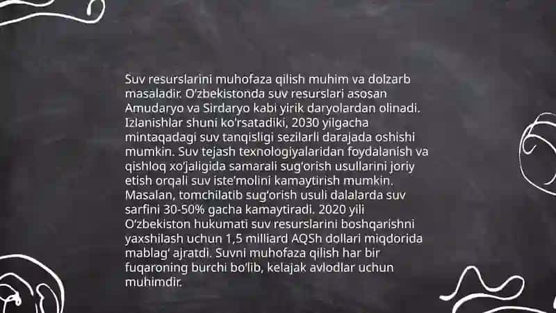 Atrof muhitni asrash 4
