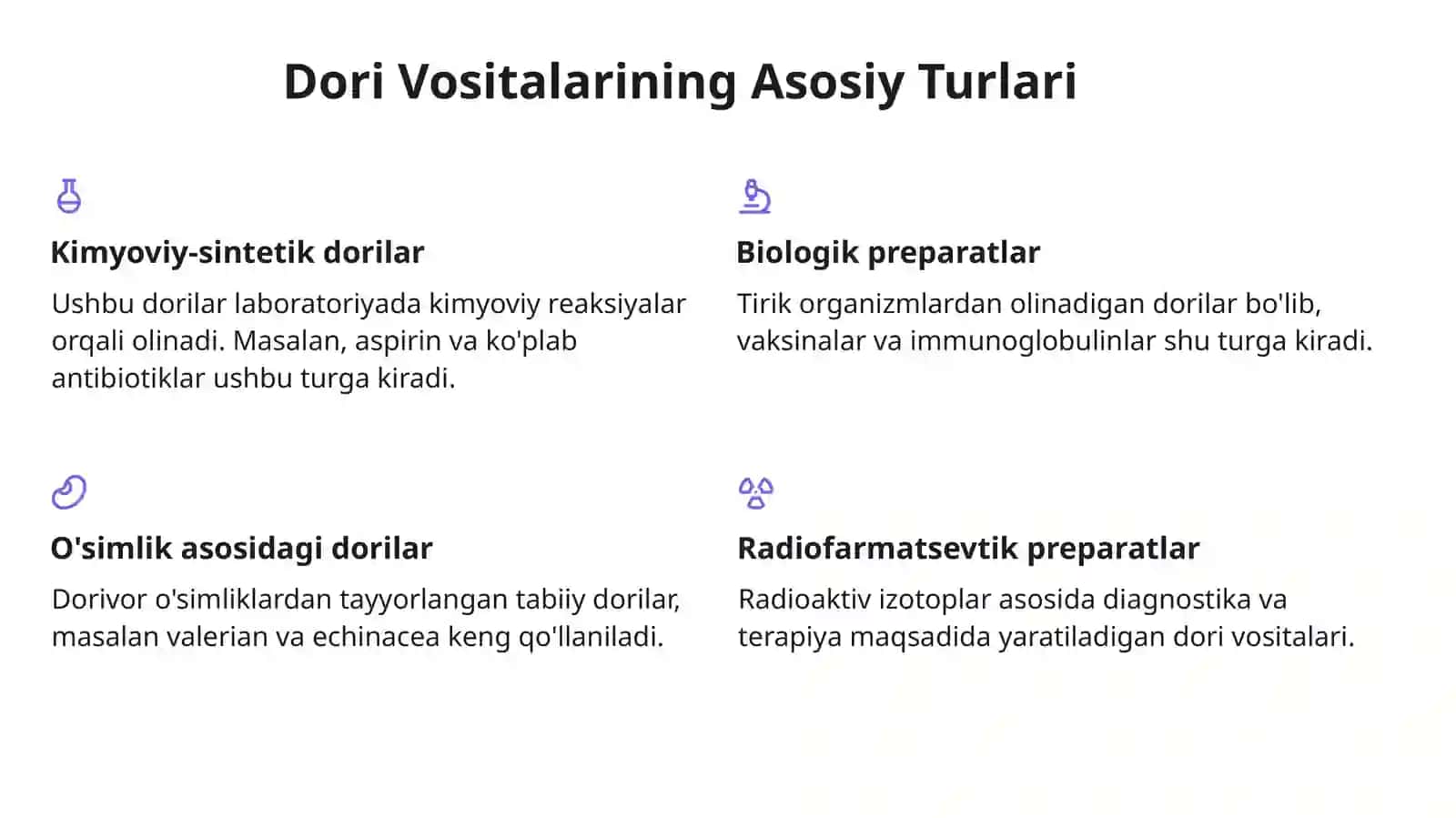 Dori Vositalari, Tibbiy Buyumlar va Farmasevtik Buyumlarni Ishlab Chiqish 4