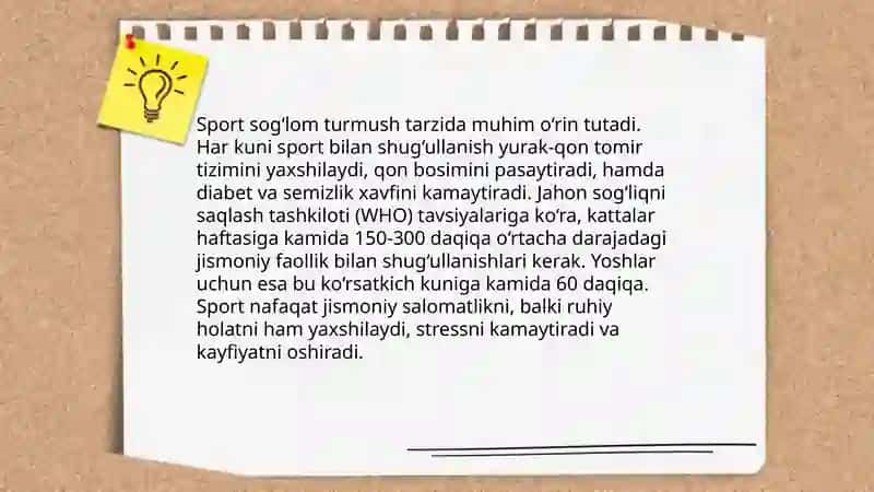 Sportchining faol turmush tarzi 4