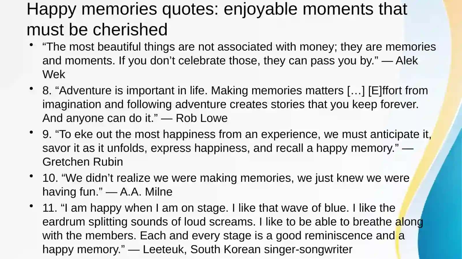HAPPY MEMORIES 4