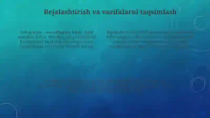 Vaqtni unumli boshqarish sirlarining muhimligi 4
