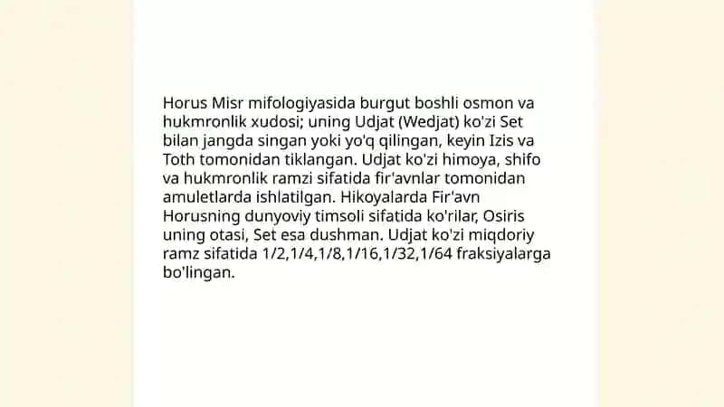 Misr afsonalari va rivoyatlari 4