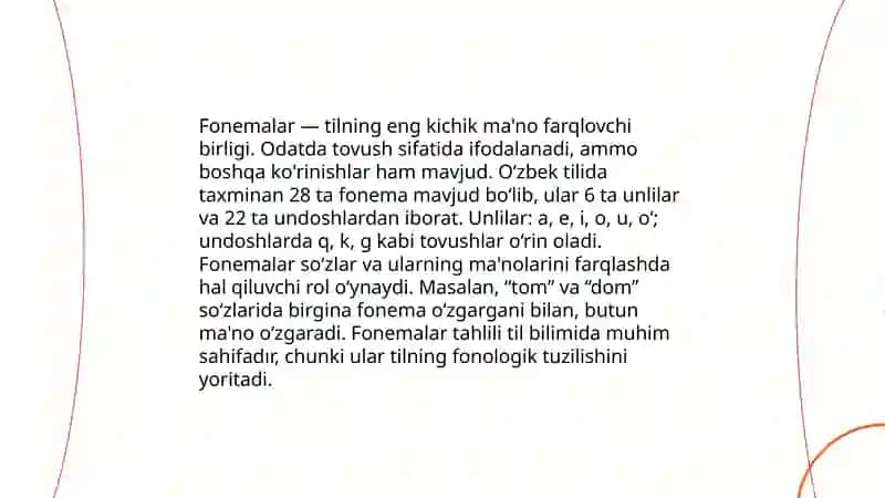 Fonetik hodisalar 4