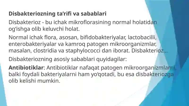 Disbakteriozning zamonaviy bakteriologik diagnostikasi 4