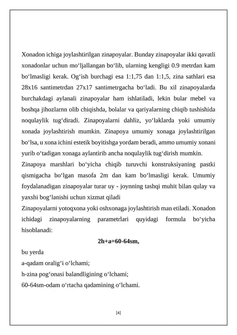 Xonadon ichiga joylashgan zinapoyalar. 4