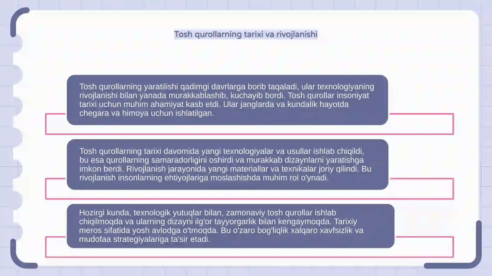 Tosh qurollarning yaratilishi 4