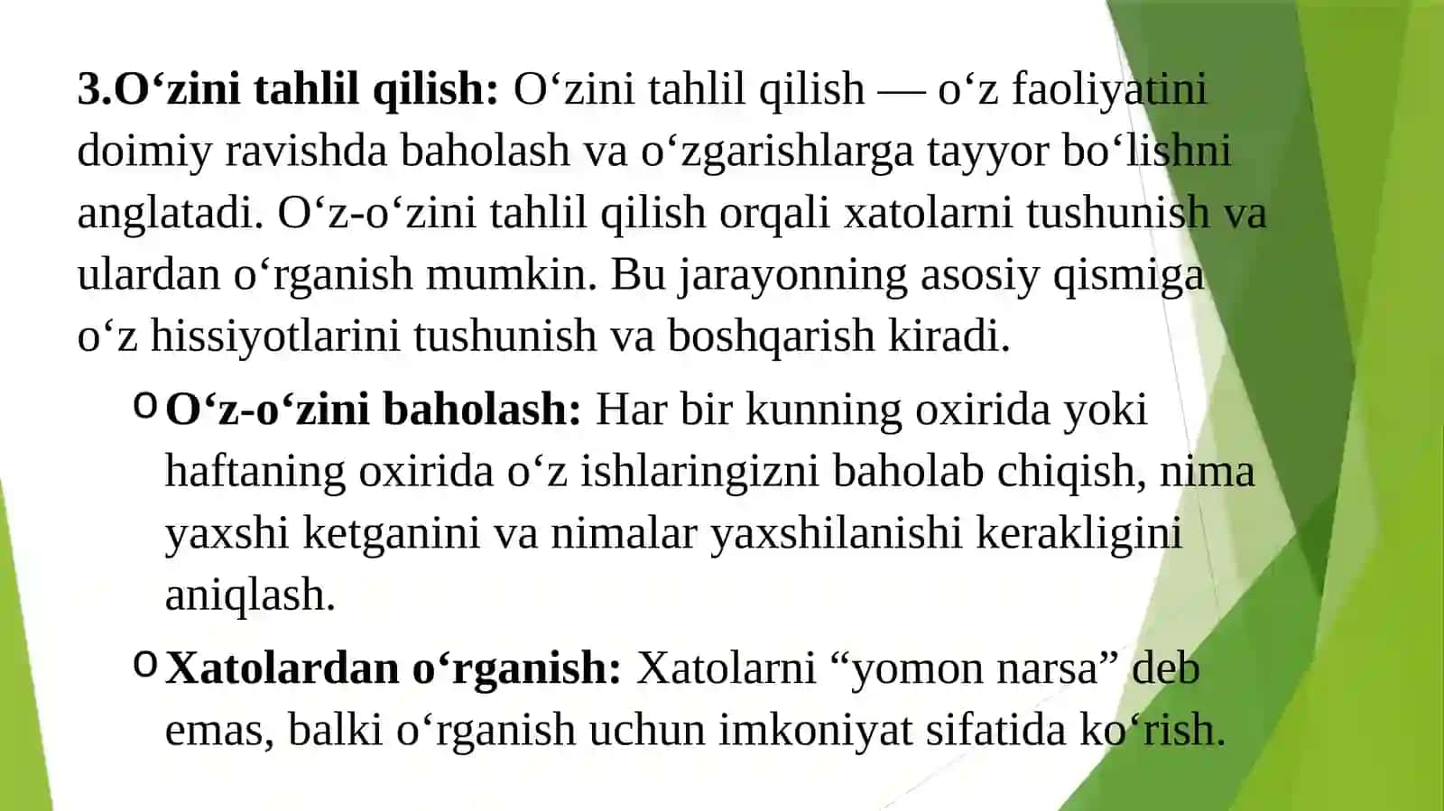 Samaradorlik va javobgarlik 4