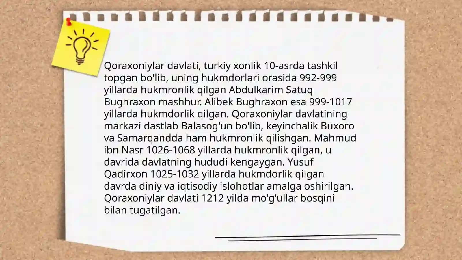 Qoraxoniylar davlati tarixi 4
