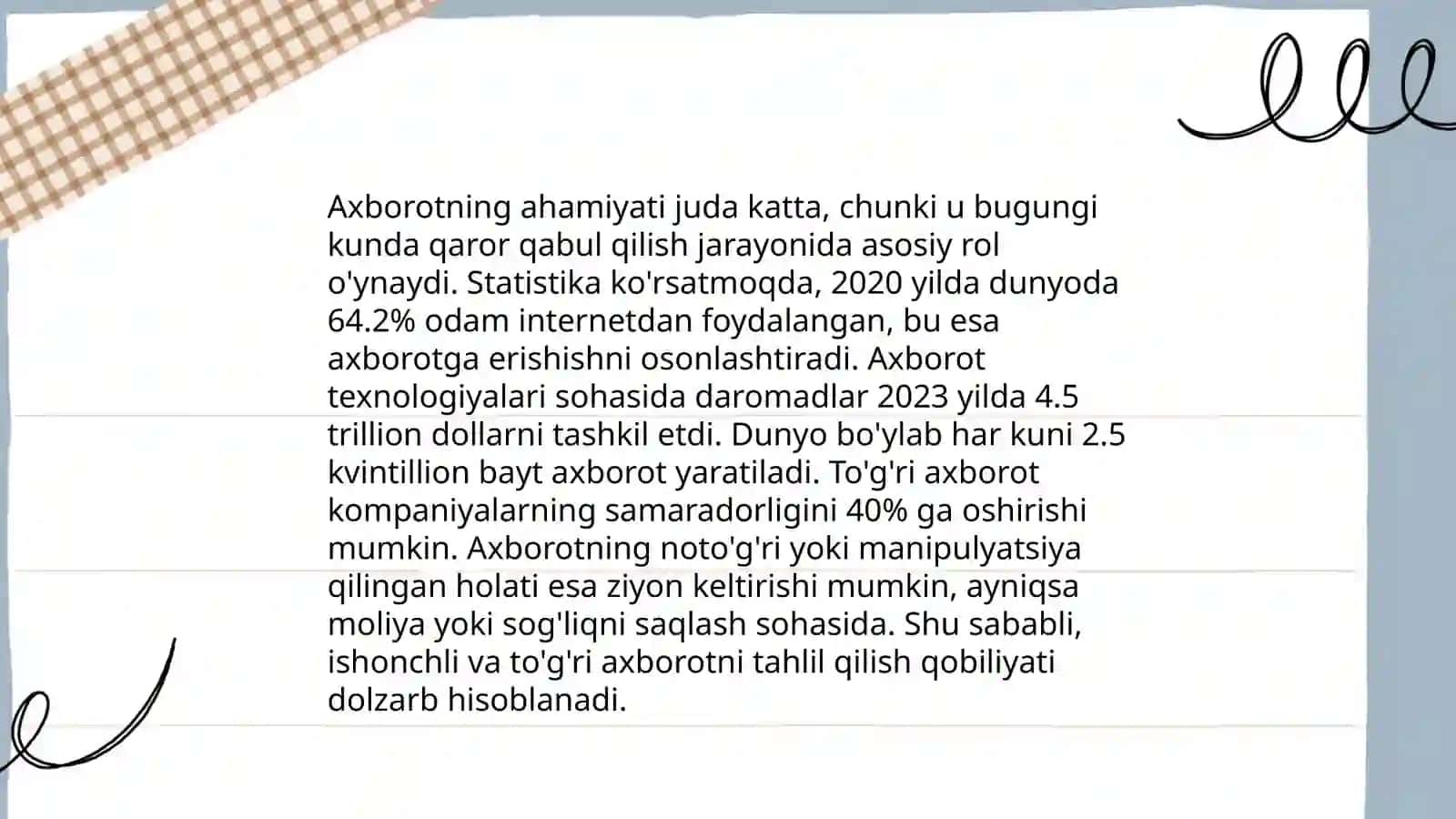 Axborat va uning turlari 4