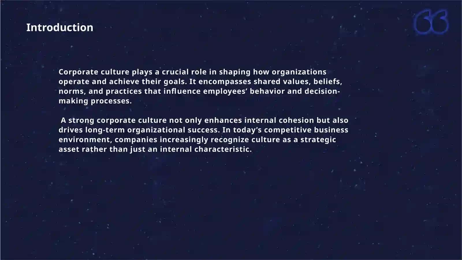 THE ROLE OF CORPORATE CULTURE IN ORGANIZATIONAL SUCCESS 4
