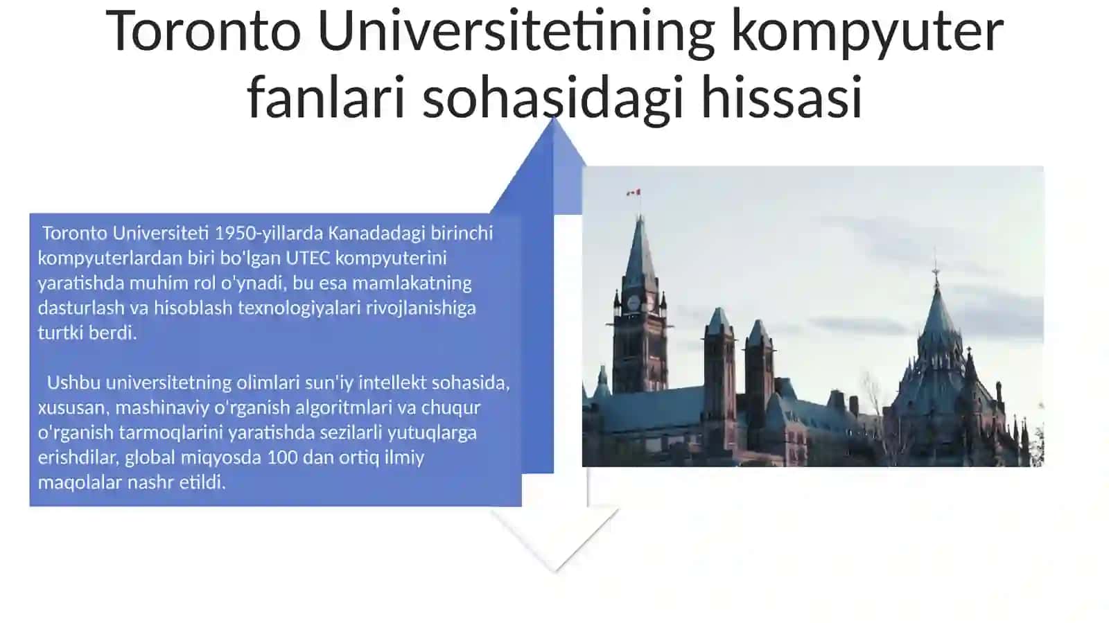 Kanada Toronto universiteti kashfiyotlari 4
