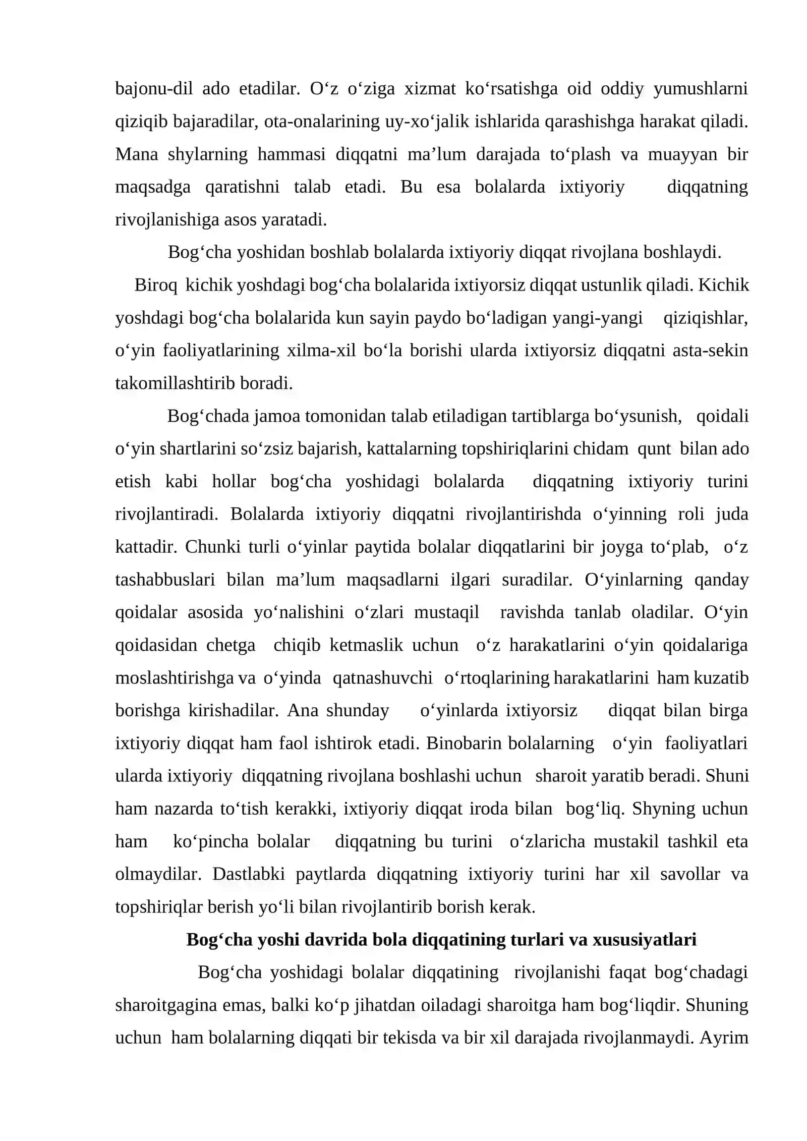 Bolalarda diqqatning rivojlanishi 4