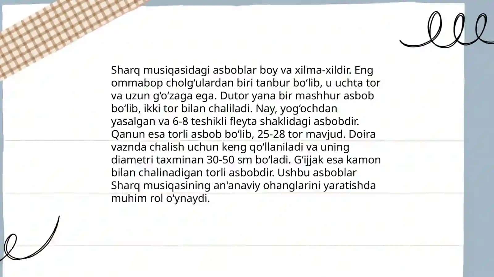 Sharq mamlakatlari va musiqasiadaniyati 4