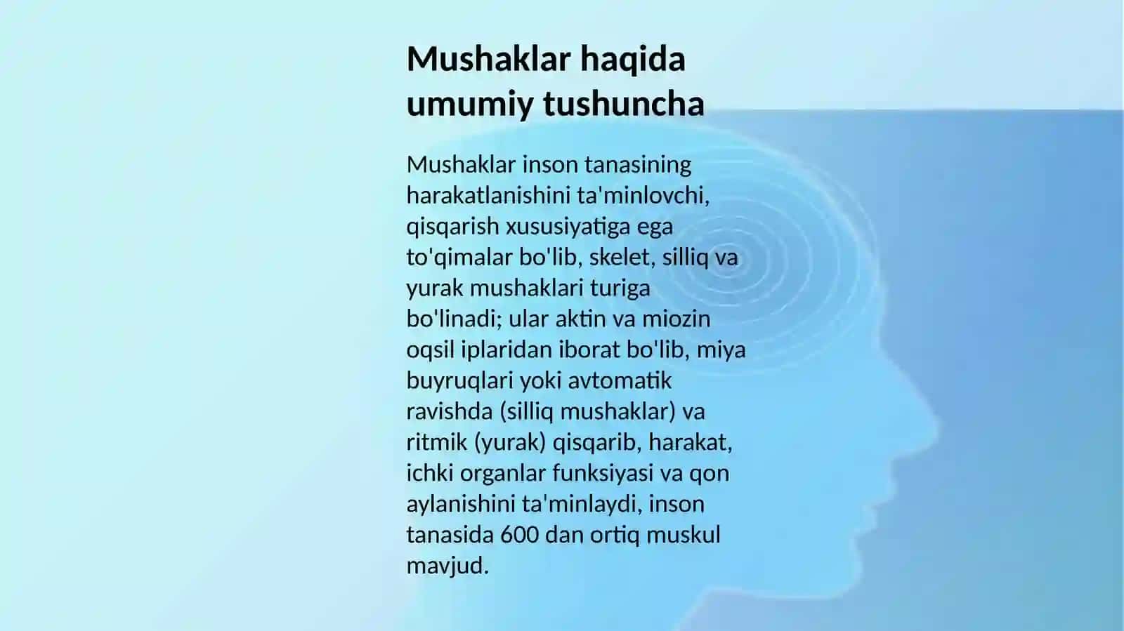 Mushaklar Fiziologiyasi 4