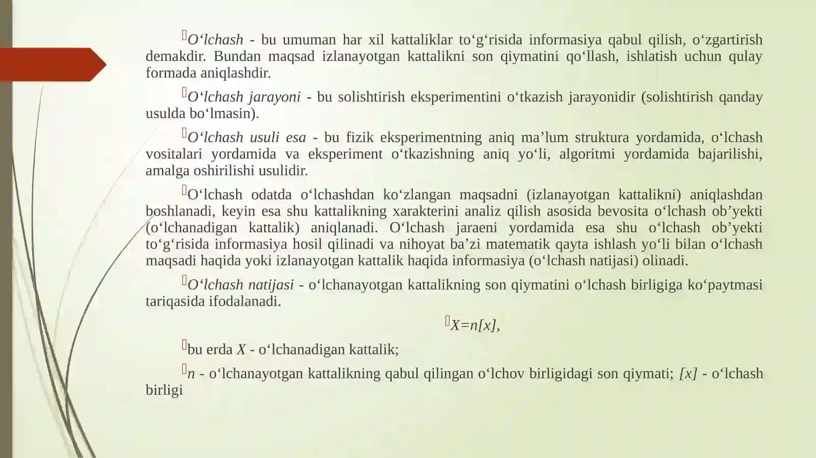 O‘lchаsh usullаri vа turlаri 4