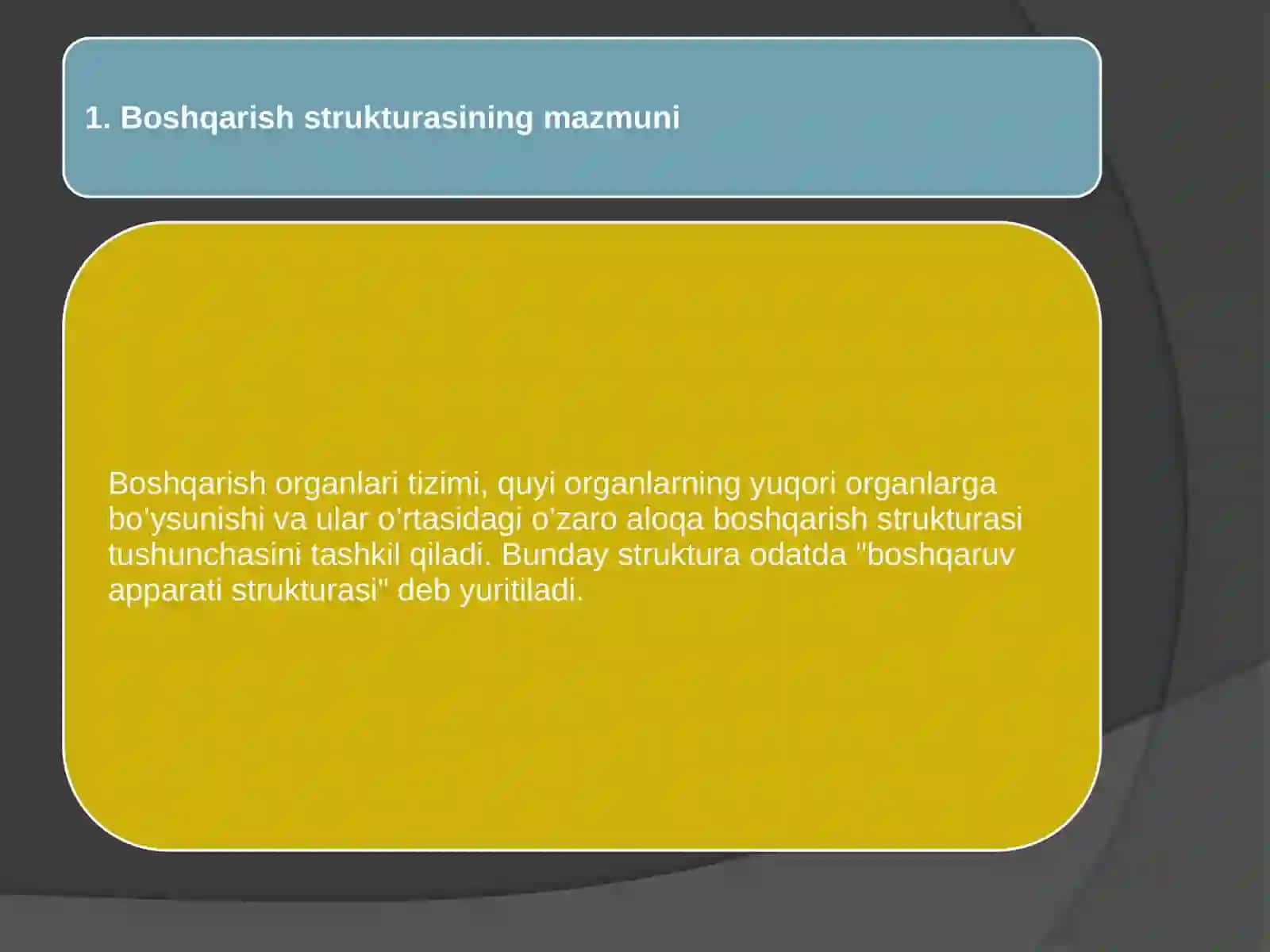 Boshqaruvning tashkiliy strukturalari 4
