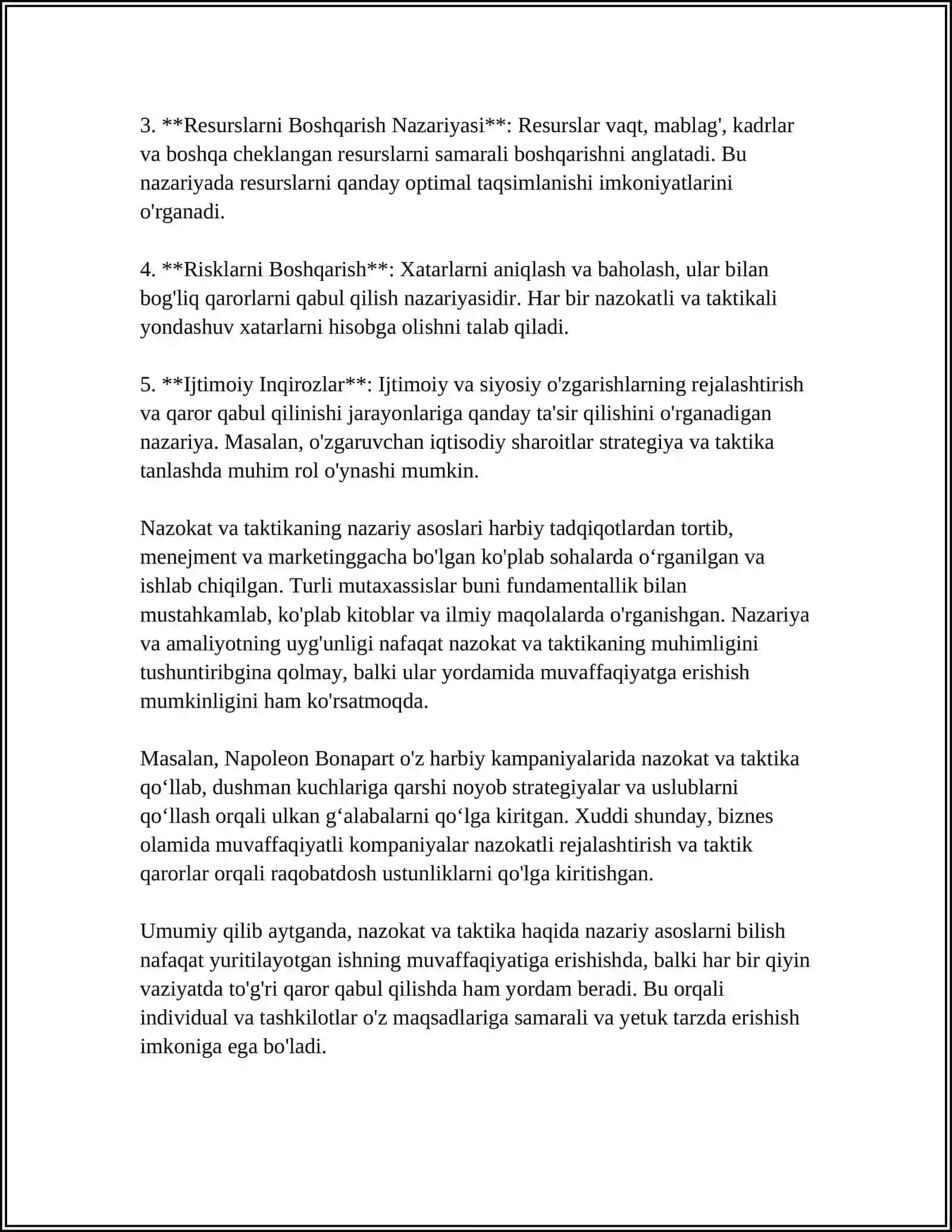 NAZOKAT VA TAKTIKA MUAMMOLARI 4