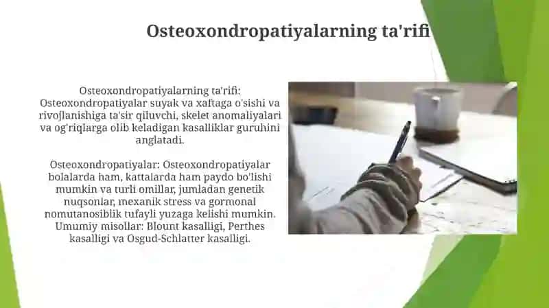 Osteoxondropatiyalar. Skolioz 4