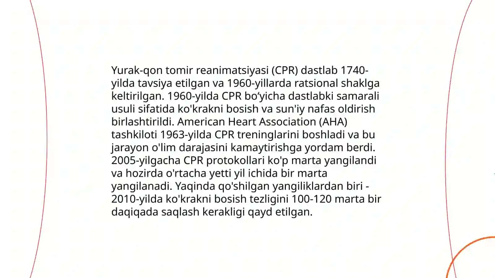 Yurak oʻpka reanimatsiyasini oʻtkazish 4