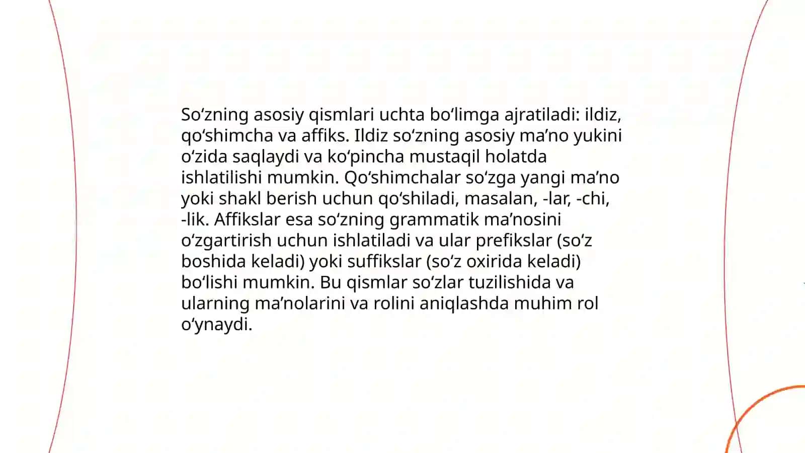 So'zning morfologik strukturasi 4