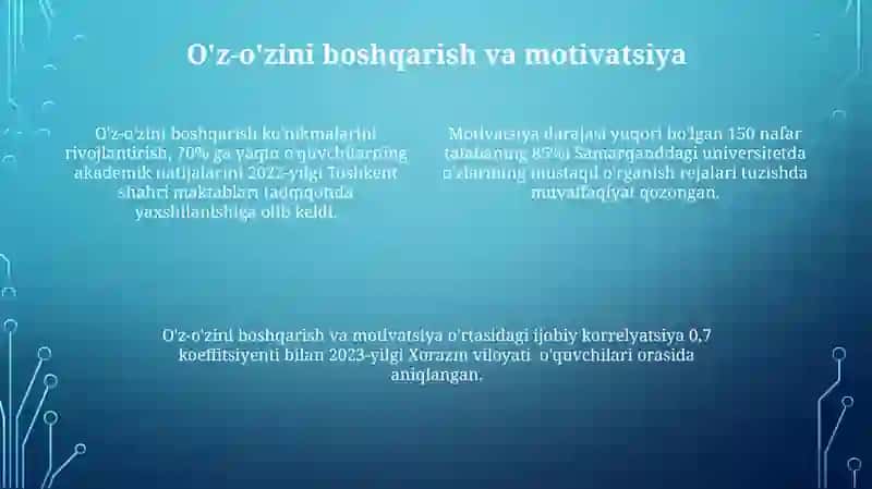 Oʻquv motivatsiyasi 4