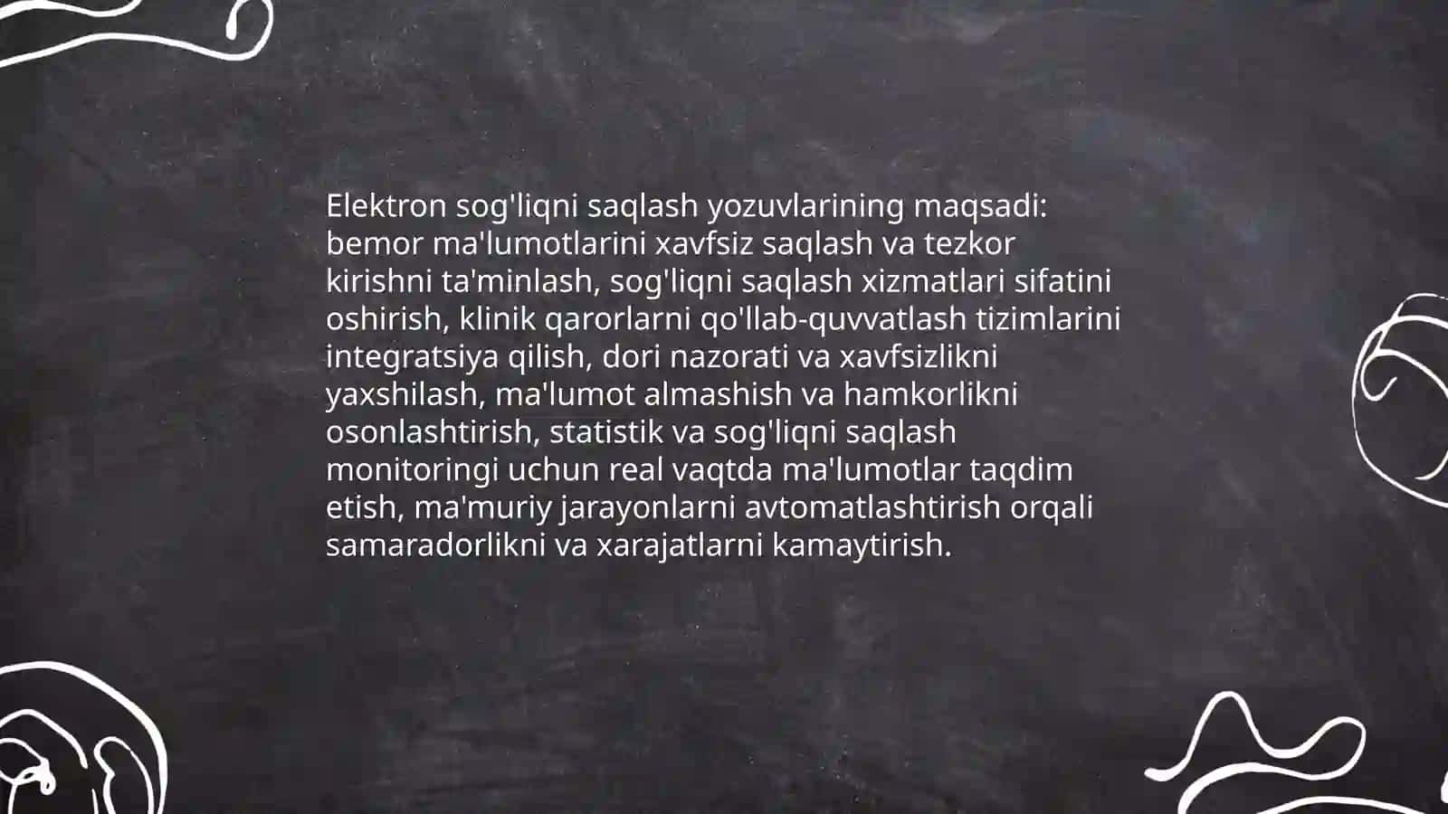 Tibbiyotda axborot texnologiyalarining maqsad va vazifalari 4