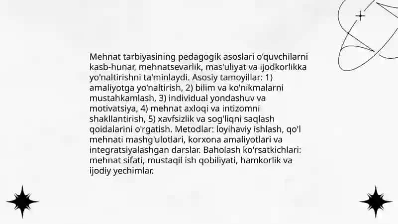 Mehnat tarbiyasi 4