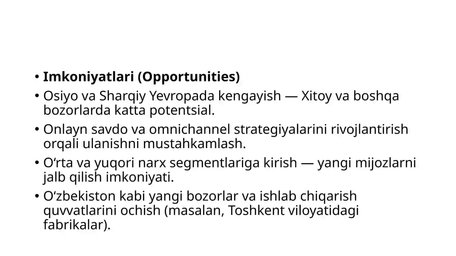 SWOT tahlili 4