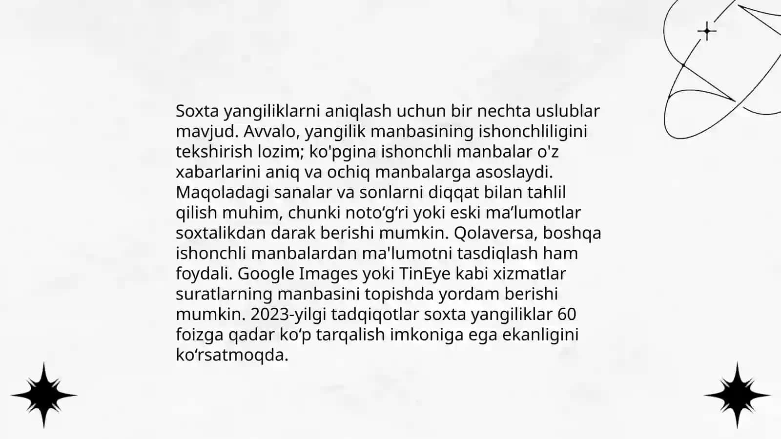 Axborotning ishonchliligini baholash 4
