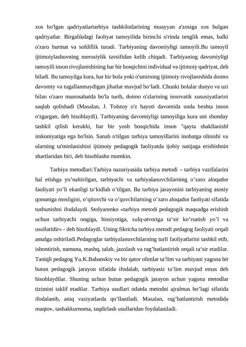 Tarbiya va ijtimoiy tarbiya 4