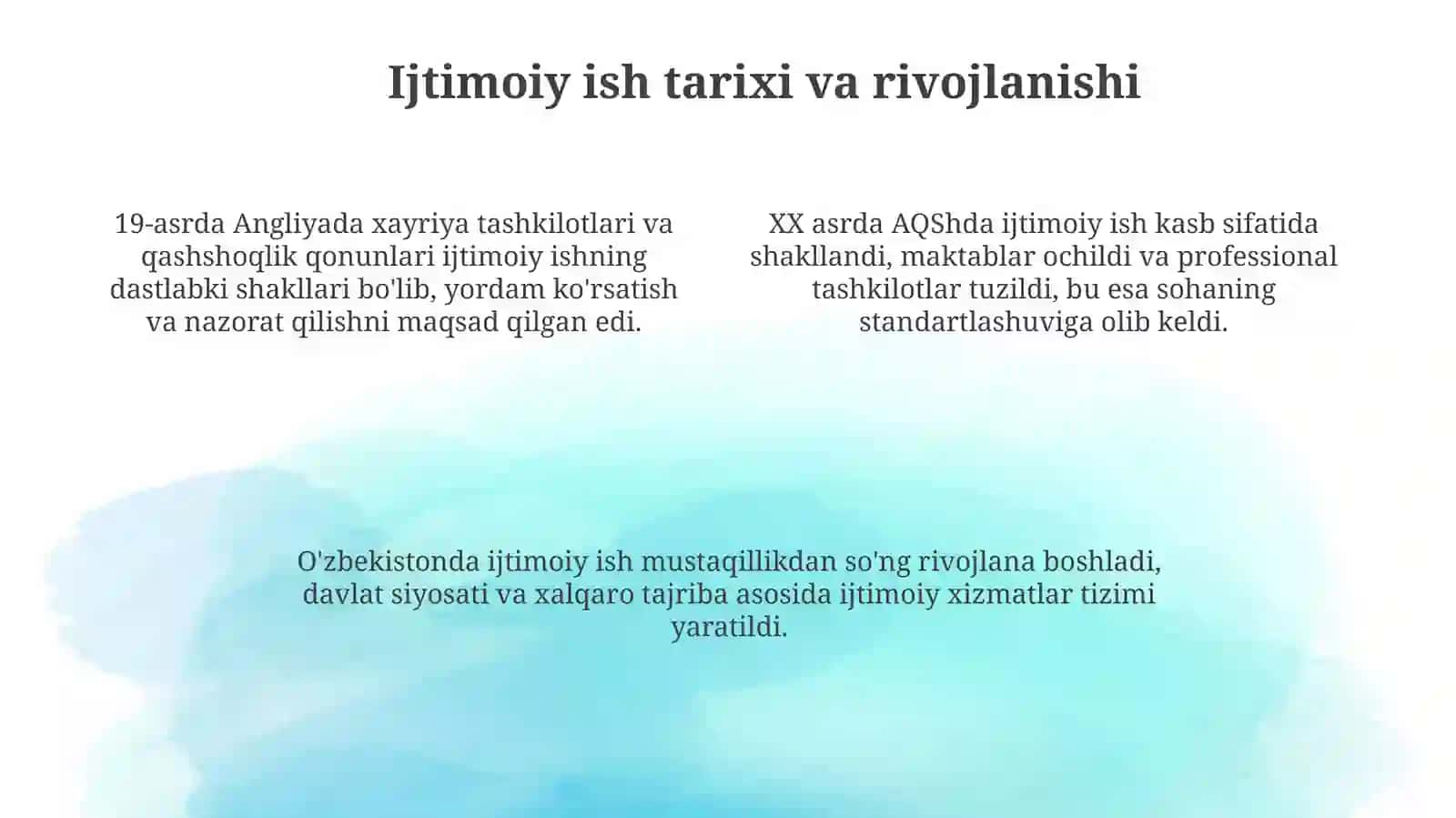 Ijtimoiy ishning ta'rifi va mohiyati 4