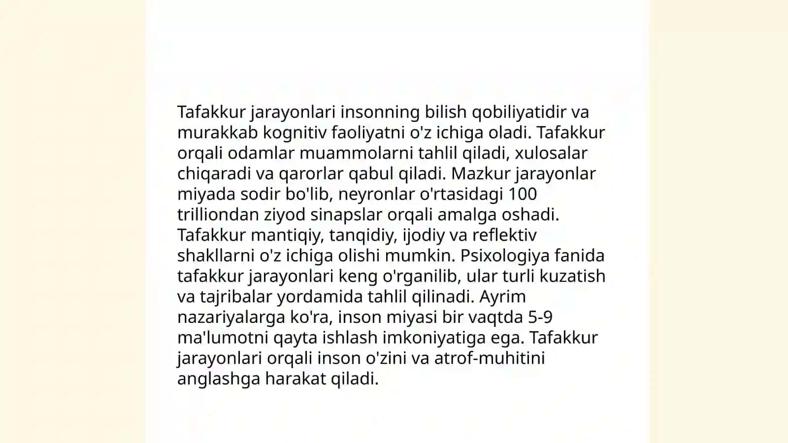 Tafakkur shakllari 4