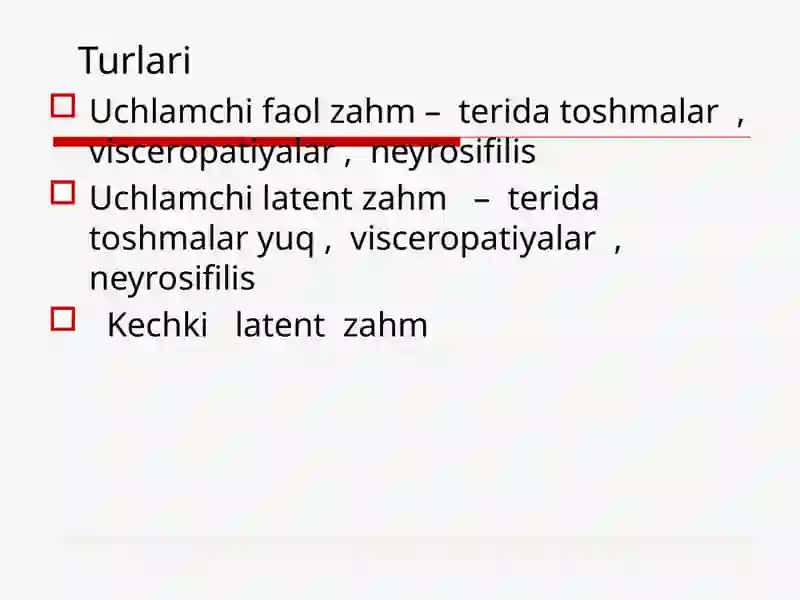 Uchlamchi va tugma zahm 4