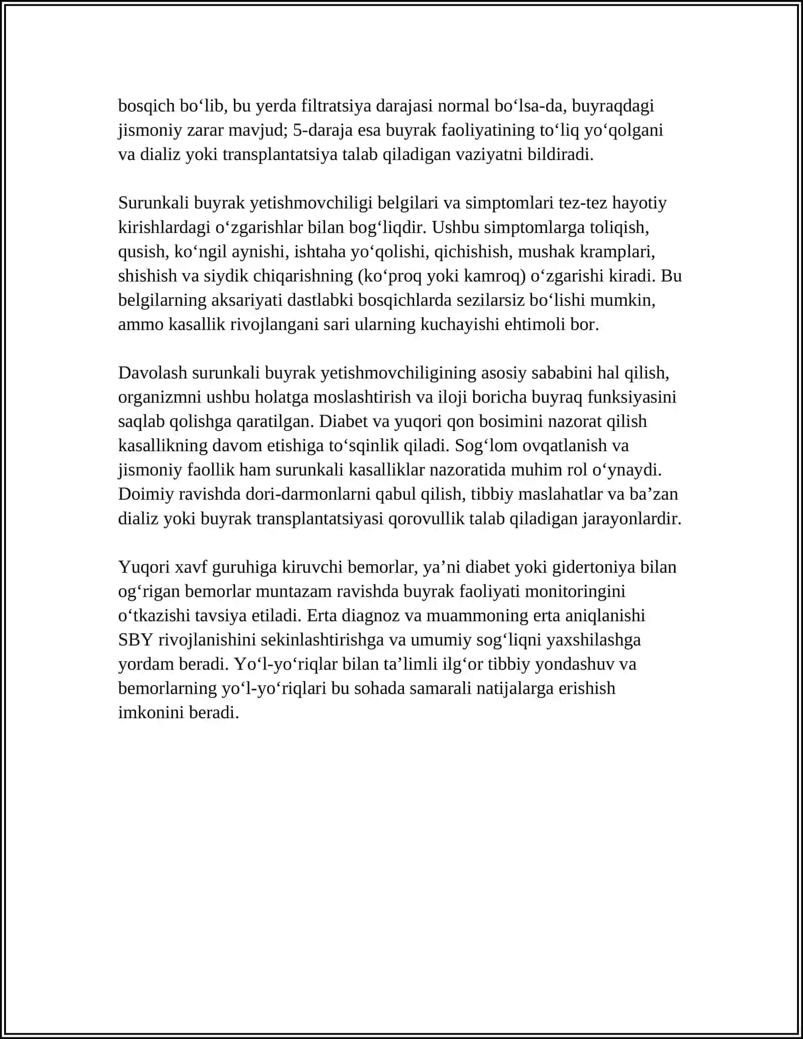 SURUNKALI BUYRAK YETISHMOVCHILIGI 4