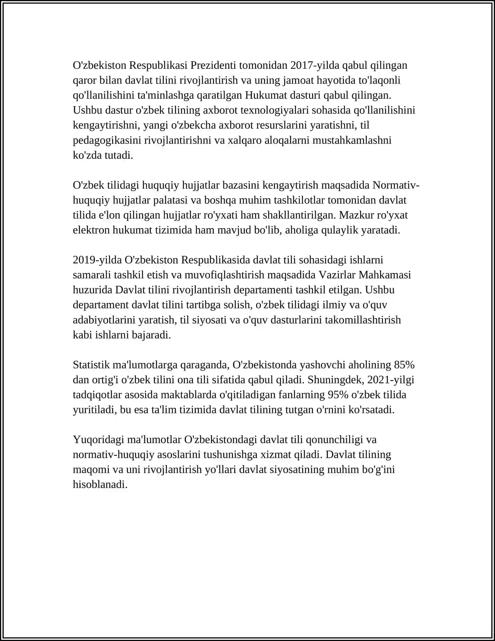 DAVLAT TILIDA ISH YURITISH ASOSLARI 4